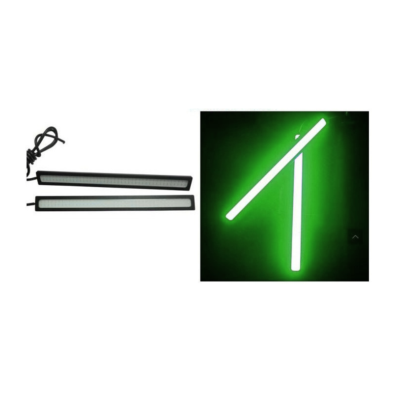 17CM LED - DRL - Groen - 12 volt 17CM LED - DRL - Groen - 12 volt
